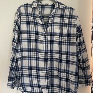 Old Navy Size S Flannel blue